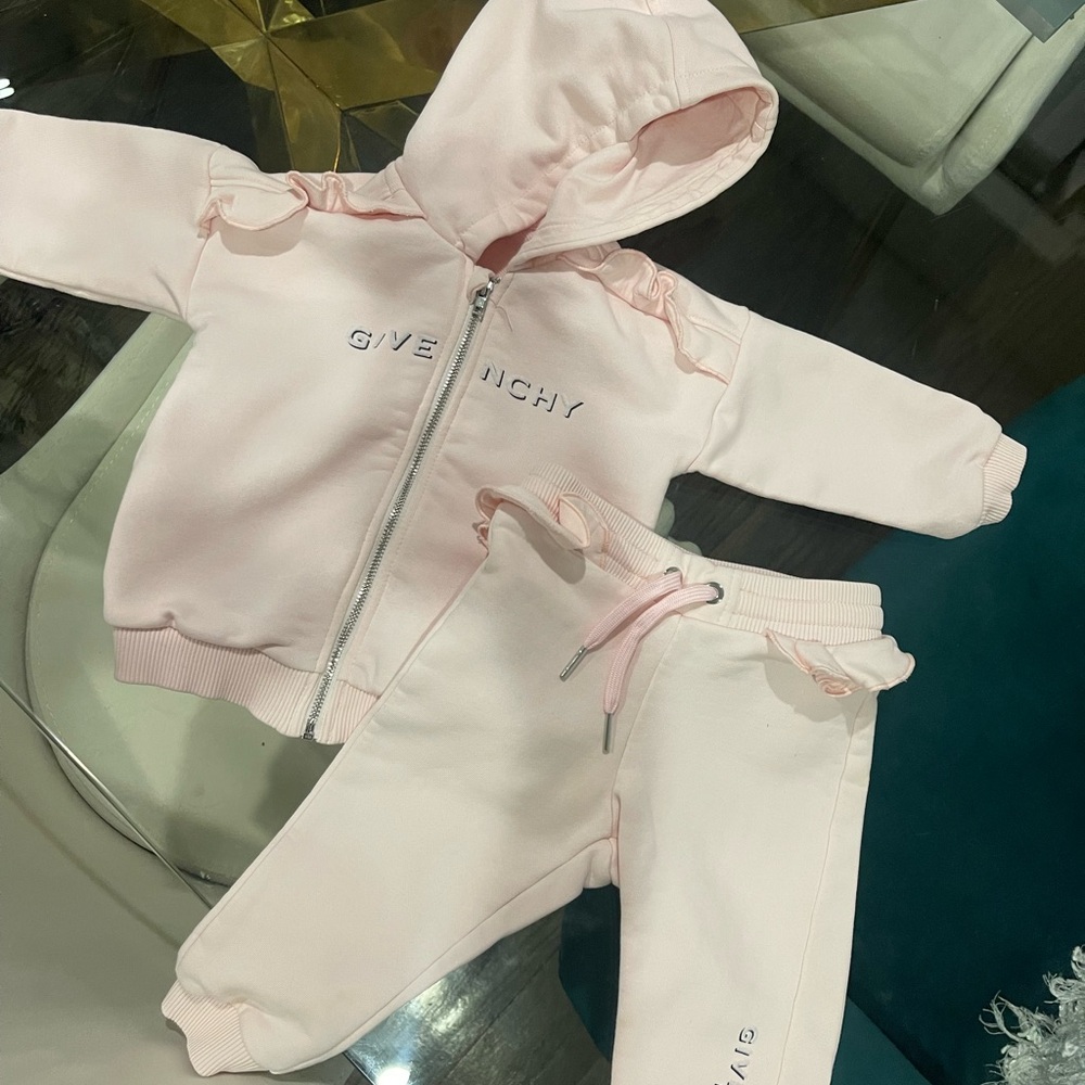 Givenchy Soft Pink Infant Pants Set